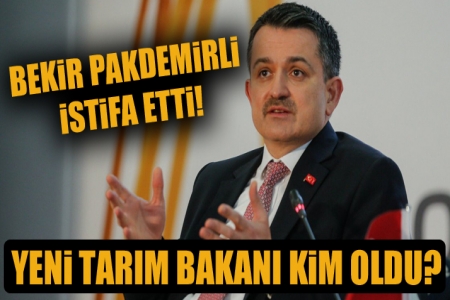Bekir Pakdemirli İstifa Etti! 