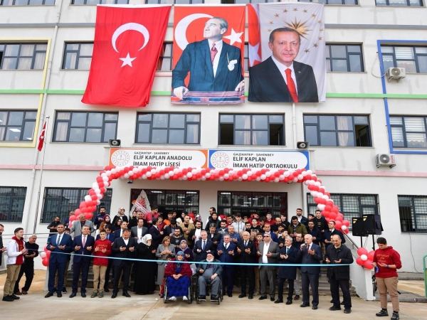 Elif Kaplan Anadolu İmam Hatip Lisesi Törenle Açıldı