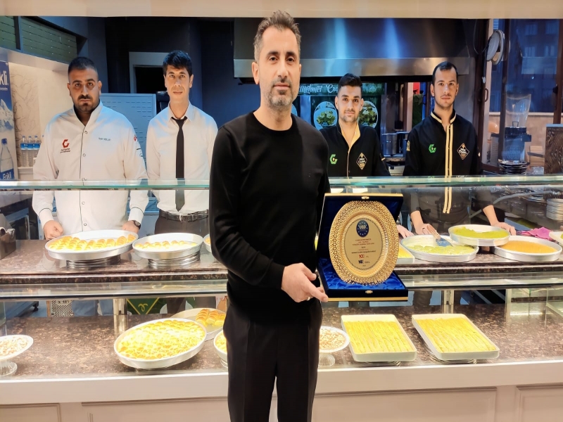 Mehmet Erçelebi Mangalda Kadayıf'a Marka Ödülü