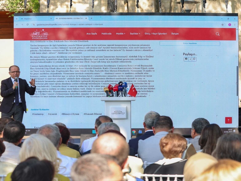 GAZİANTEP ANSİKLOPEDİSİ TANITILDI